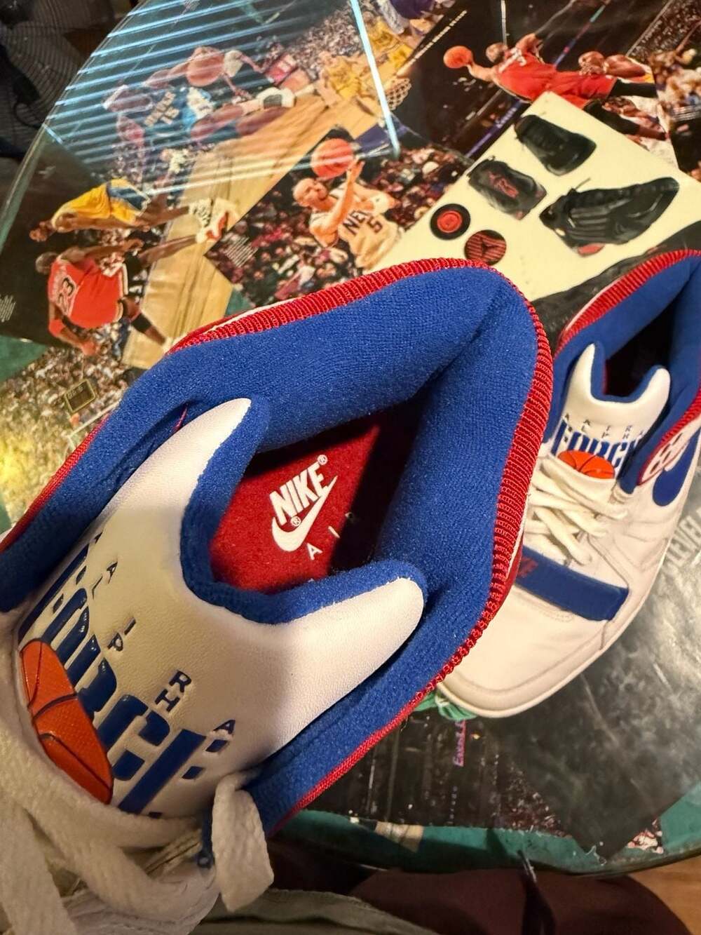 2003 Nike Air Alpha Force II Philly 76ers Charles Barkley Size 11.5 - Picture 5 of 8